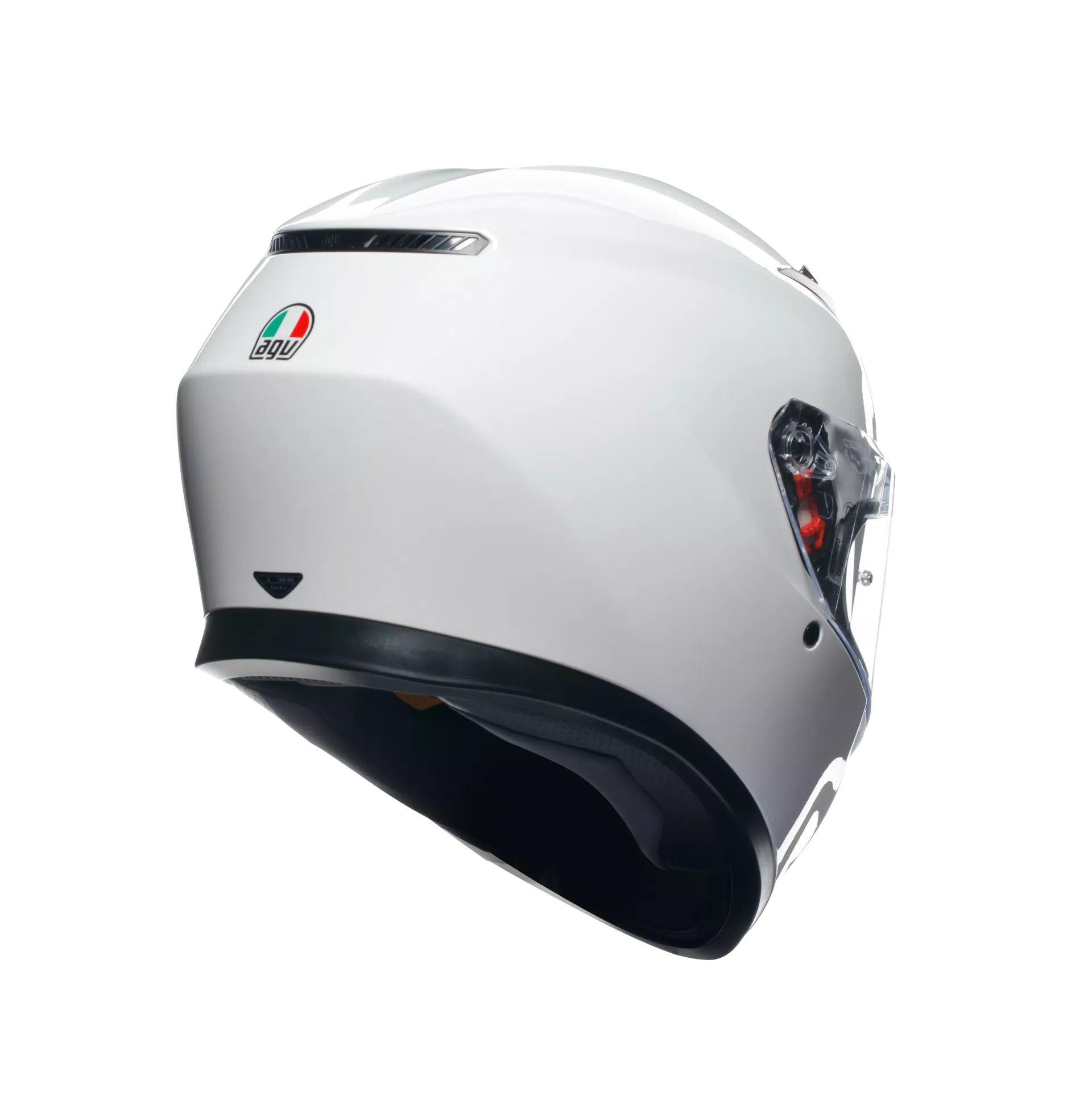 K3 MONO SETA WHITE - CASCO MOTO INTEGRAL E2206