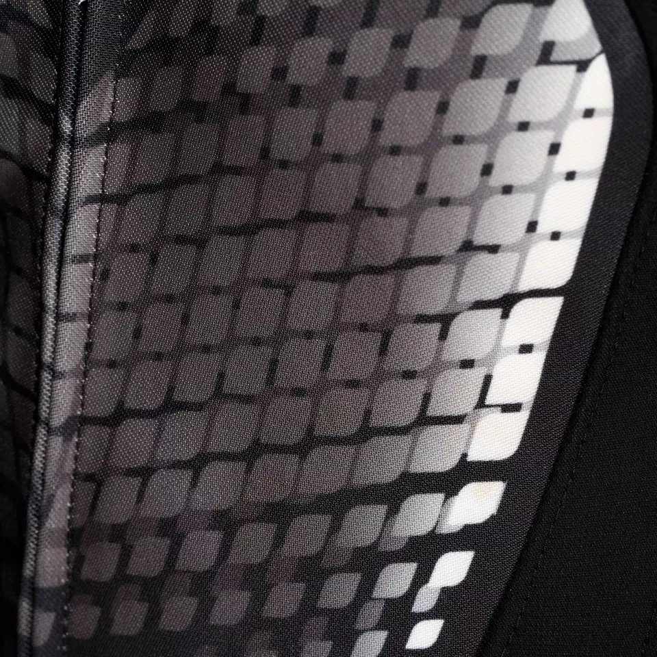 FULMINEA - WOMEN'S TWO-PIECE LEATHER SUIT SHORT/TALL FIT (S/T) - BLACK/WHITE - 8