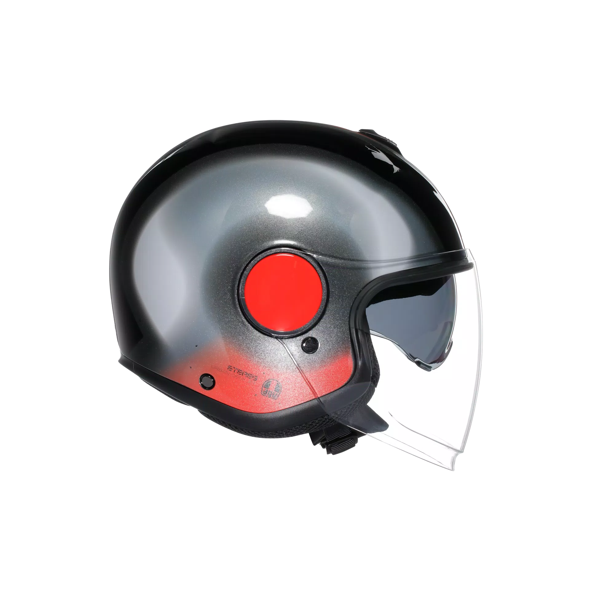 ETERES AGV E2206 - LEVANTO BLACK/SILVER/RED