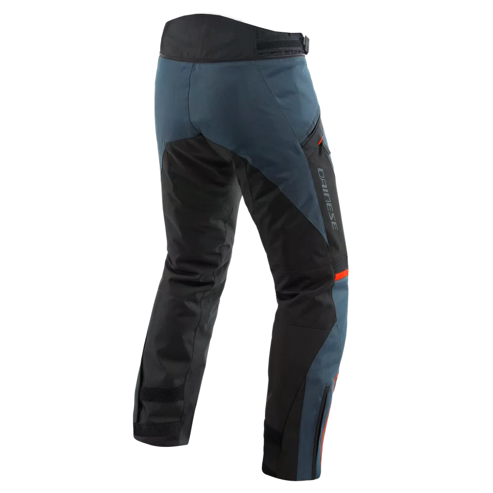 TEMPEST 3 D DRY MEN S WATERPROOF MOTORCYCLE PANTS EBONY BLACK LAVA RED Dainese