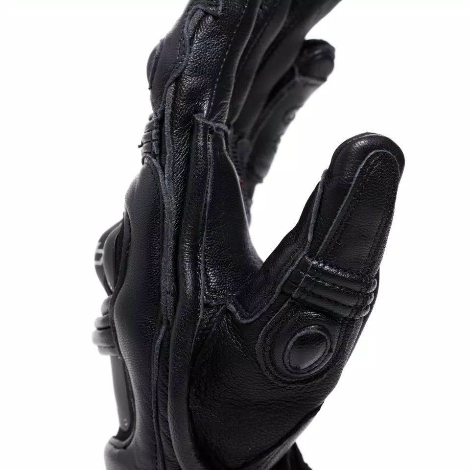 STEEL-PRO - MEN'S MOTORCYCLE LEATHER GLOVES | BLACK