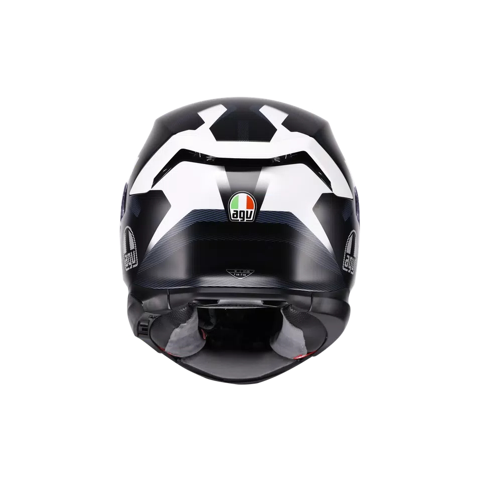 K7 MPLK GLIMPSE MATT BLACK/WHITE - MOTORRAD INTEGRAL-HELM E2206 -  - 5