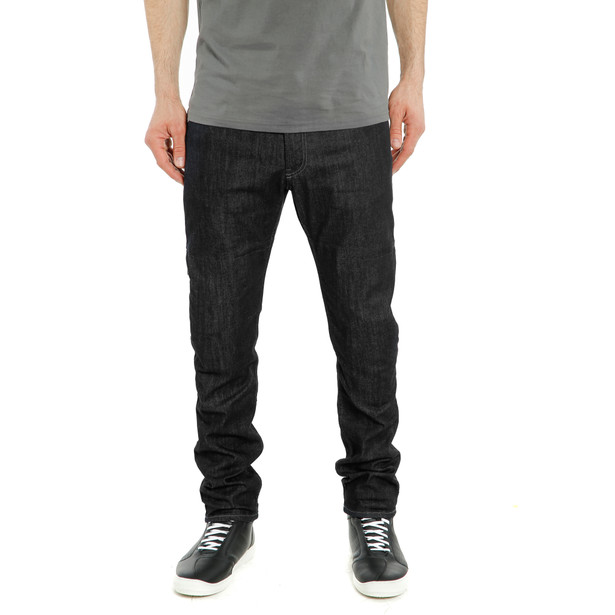 denim-slim-jeans-moto-uomo-black image number 2