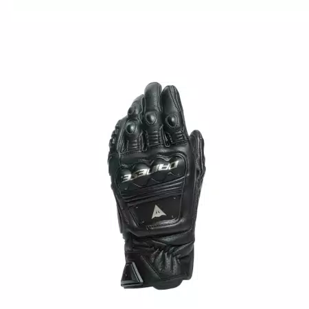 4-STROKE 2 - MEN'S MOTORCYCLE LEATHER GLOVES - BLACK/BLACK - 1