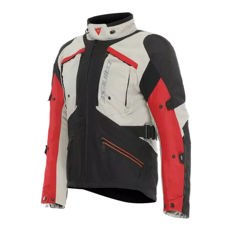 GULLFOSS D-DRY - MEN'S ALL SEASONS MOTORCYCLE JACKET - TIDAL FOAM/BLACK/RED - 1