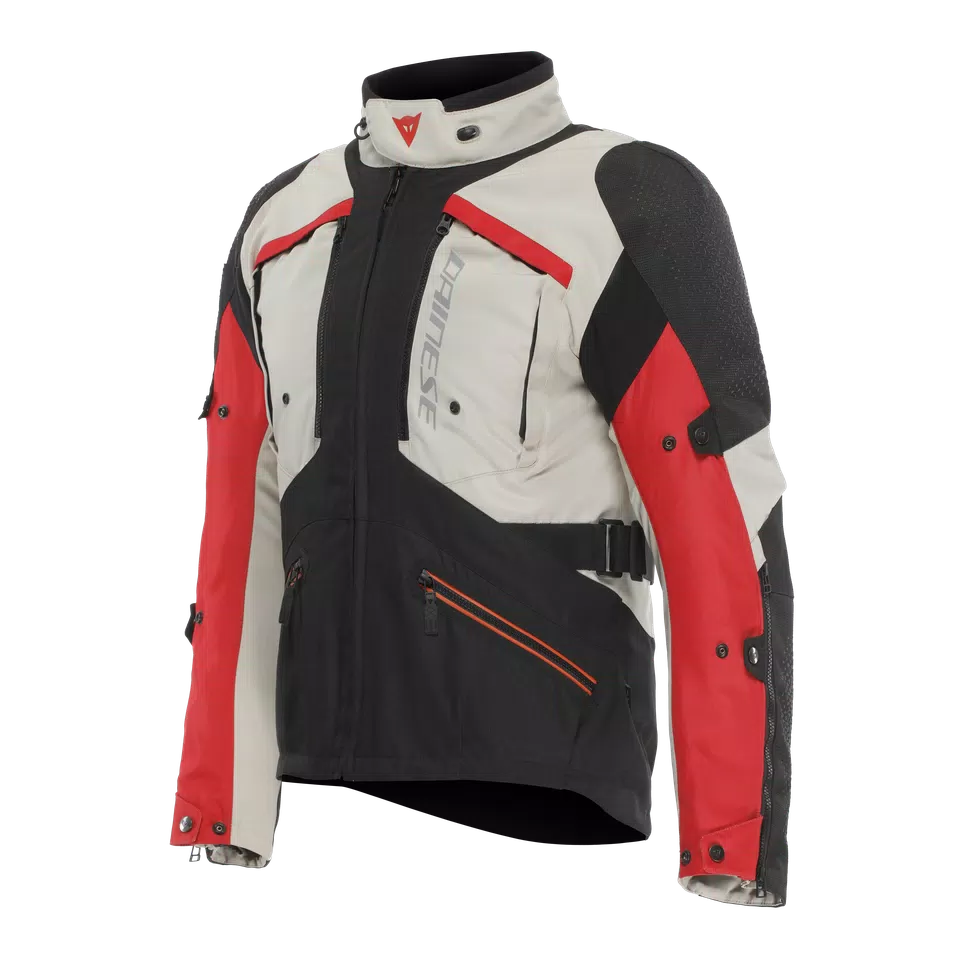 GULLFOSS D-DRY - MEN'S ALL SEASONS MOTORCYCLE JACKET - TIDAL FOAM/BLACK/RED - 1