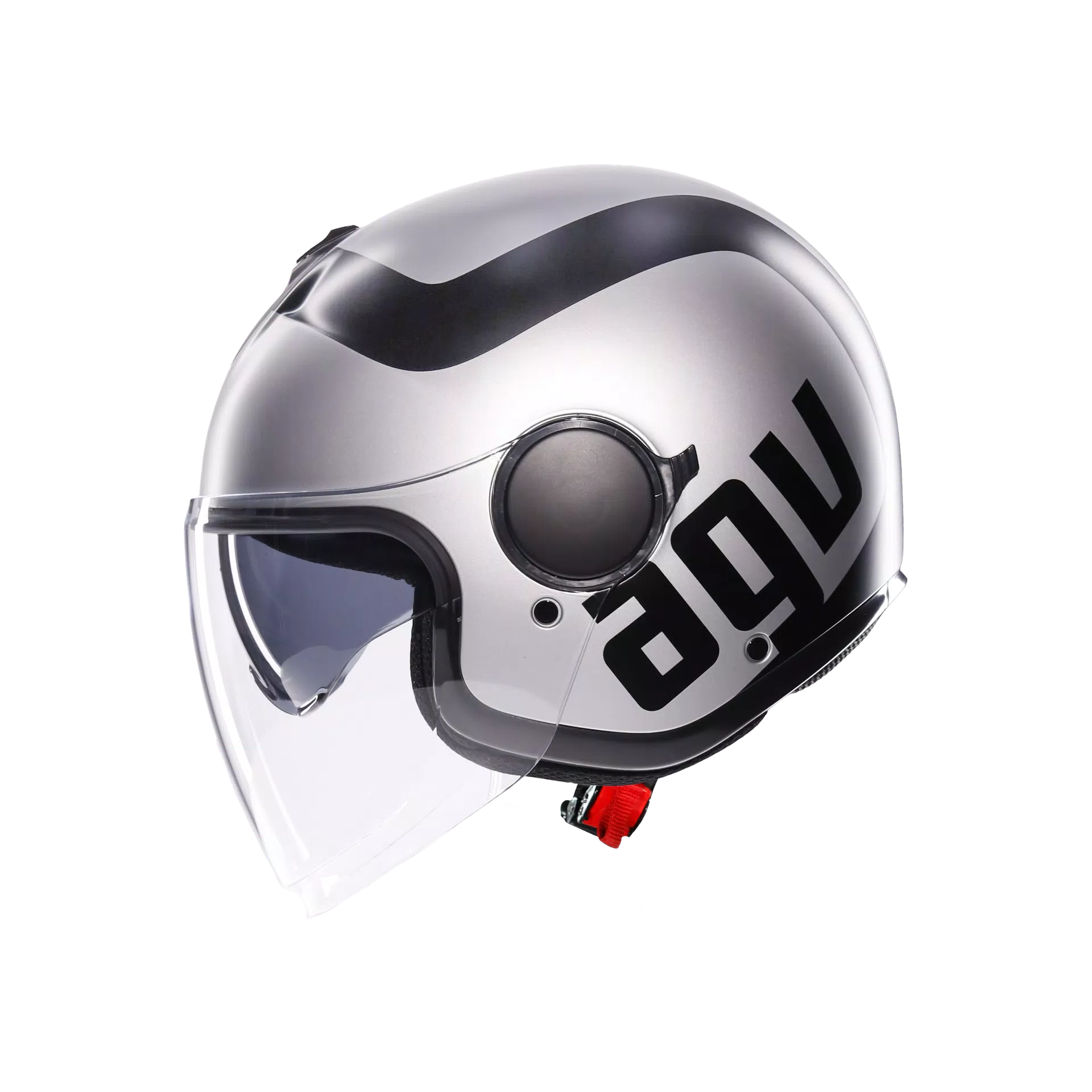 ETERES RIMINI MATT GREY/BLACK - CASQUE MOTO JET E2206