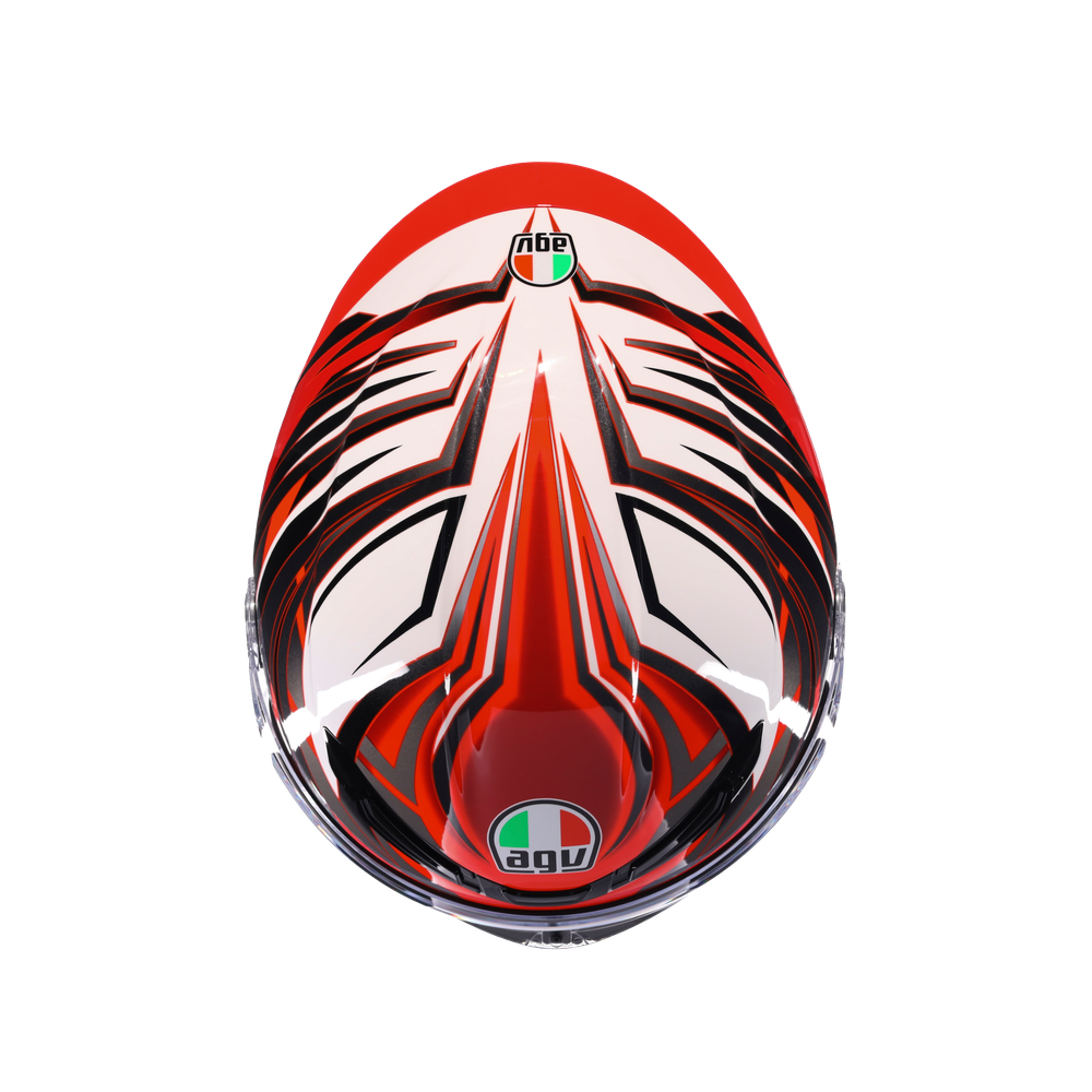 k6-s-reeval-white-red-grey-motorbike-full-face-helmet-e2206 image number 6