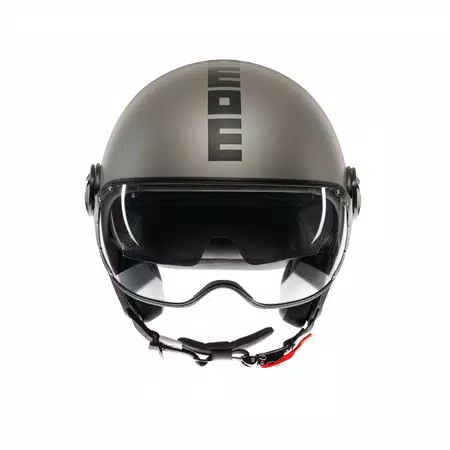 MOMODESIGN FGTR EVO MATT TITANIUM FROST / BLACK - JET HELMET WITH DUAL VISOR E2206 -  - 2