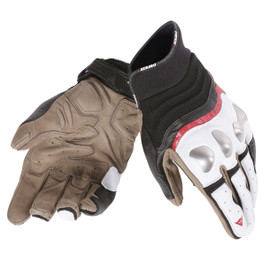 X-RUN GLOVES WHITE/LAVA-RED/BLACK- Gloves
