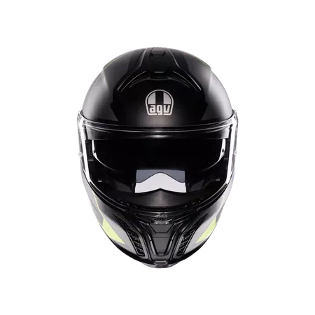 TOURMODULAR PERCEPTION MATT BLACK/YELLOW FLUO - MOTORRAD MODULARHELM E2206 -  - 2