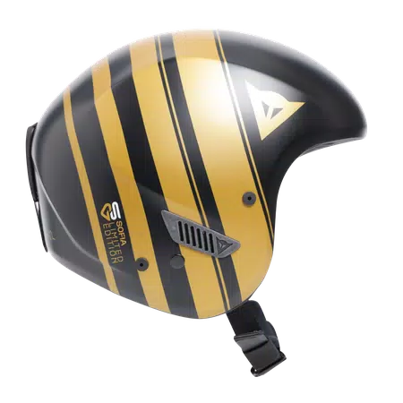 R001 CASCO SCI REPLICA SOFIA GOGGIA - BLACK/GOLD - 5