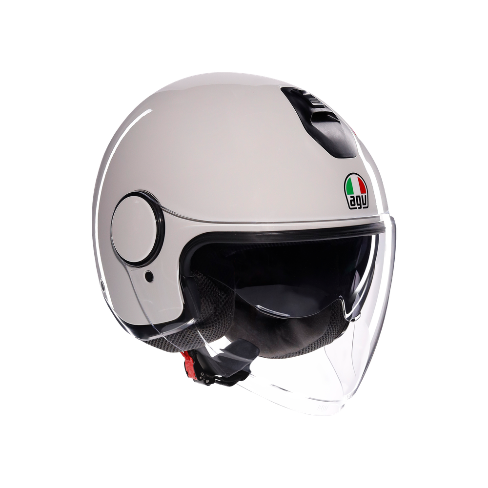 eteres-mono-materia-white-motorbike-open-face-helmet-e2206 image number 0