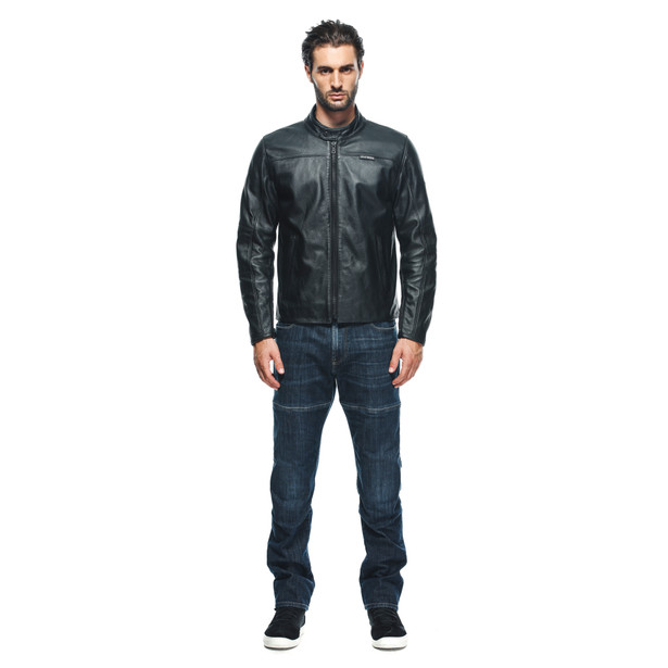 mike-3-giacca-moto-in-pelle-uomo-black image number 2
