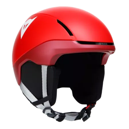 SCARABEO ELEMENTO CASQUE DE SKI ENFANT - METALLIC-RED/WHITE-LOGO - 2
