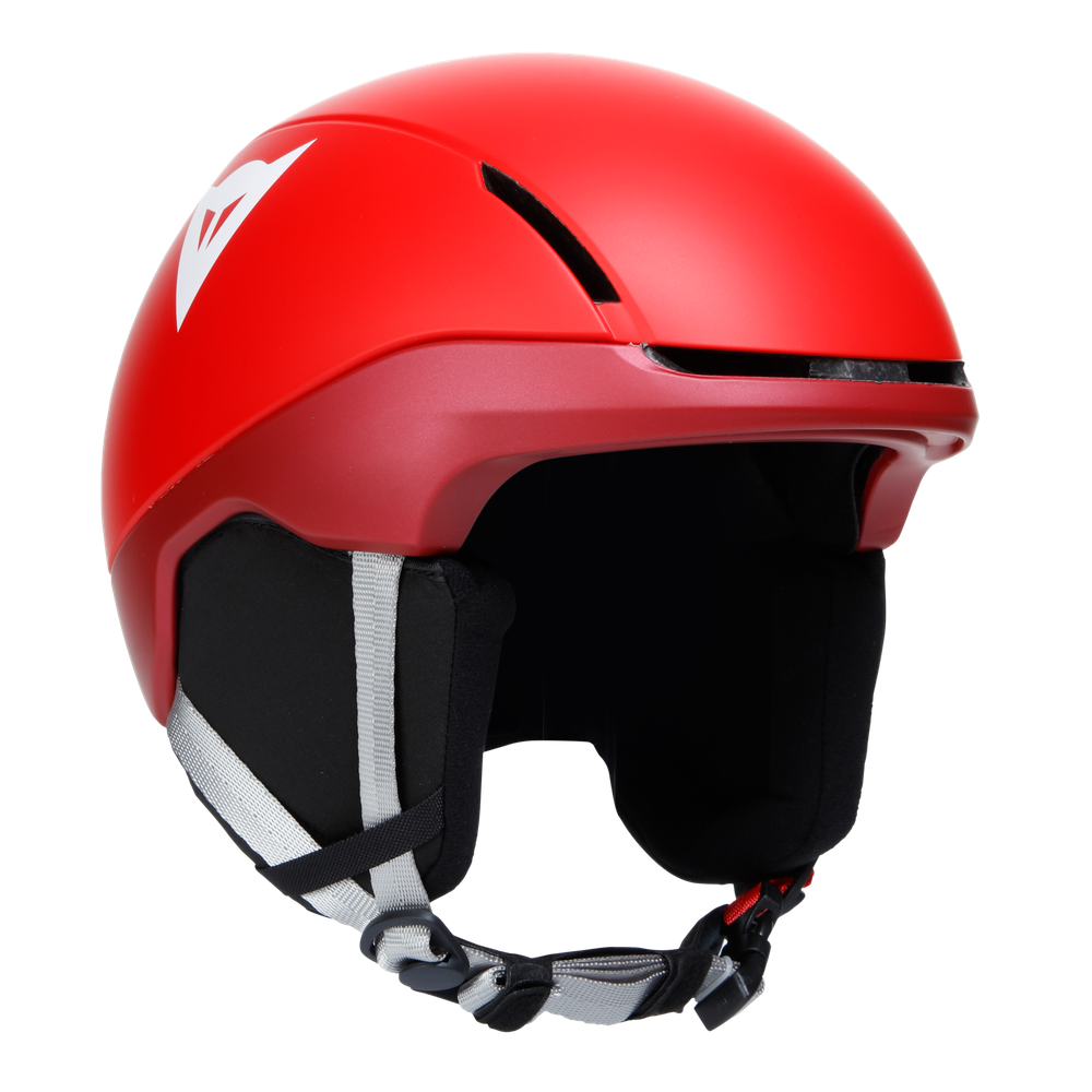 scarabeo-elemento-casque-de-ski-enfant-metallic-red-white-logo image number 1