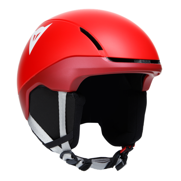 kid-s-scarabeo-elemento-ski-helmet-metallic-red-white-logo image number 1