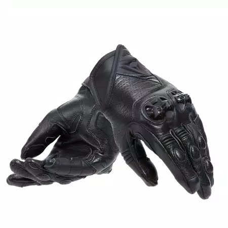 BLACKSHAPE LADY LEATHER GLOVES - BLACK/BLACK - 4