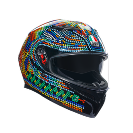 La collezione di caschi di Valentino Rossi AGV