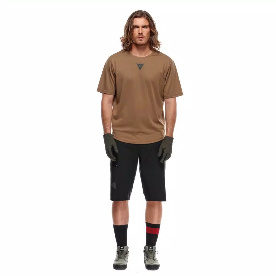 HG OMNIA JERSEY SS - MAGLIA BICI MANICHE CORTE UOMO - BROWN - 3