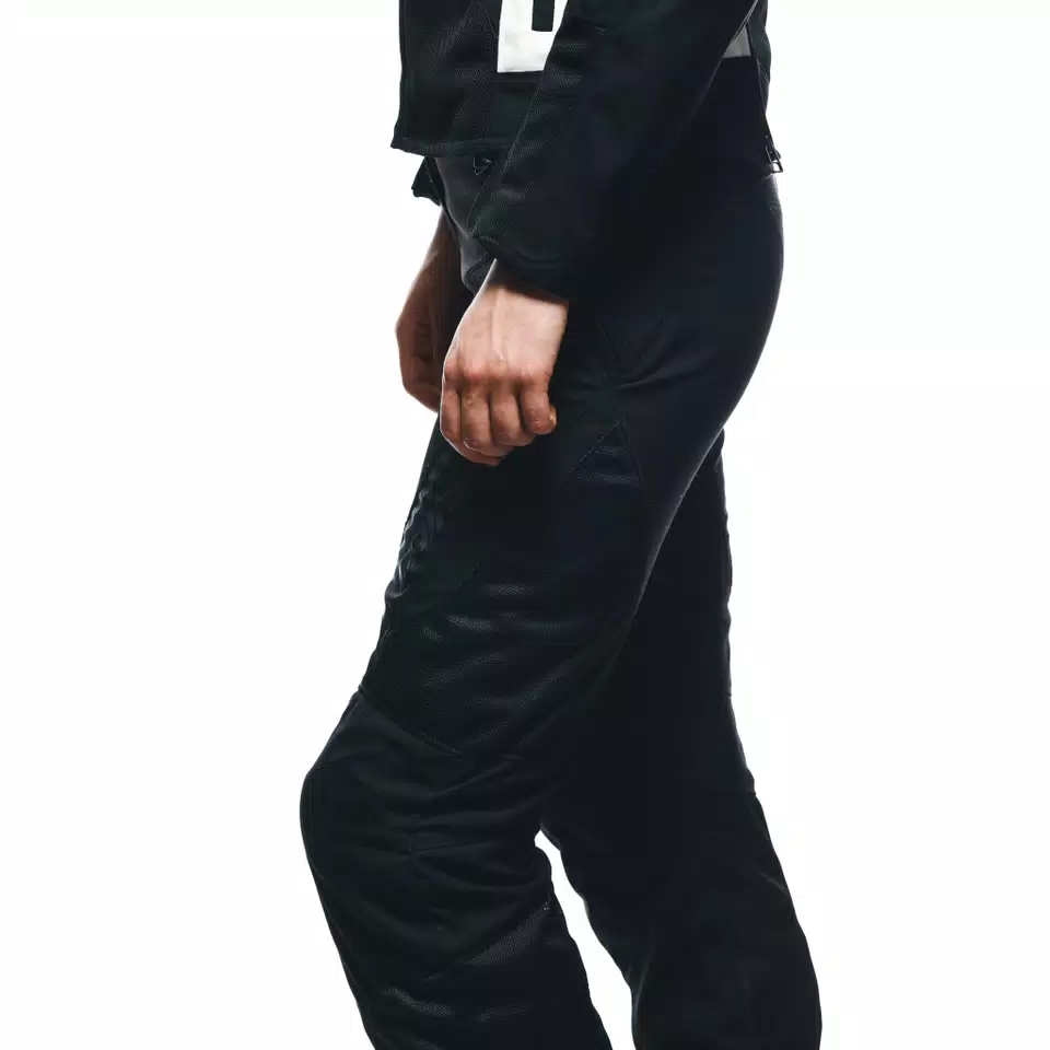 DRAKE 2 SUPER AIR - WOMEN'S SUMMER MOTORCYCLE PANTS IN FABRIC - BLACK/BLACK - 12