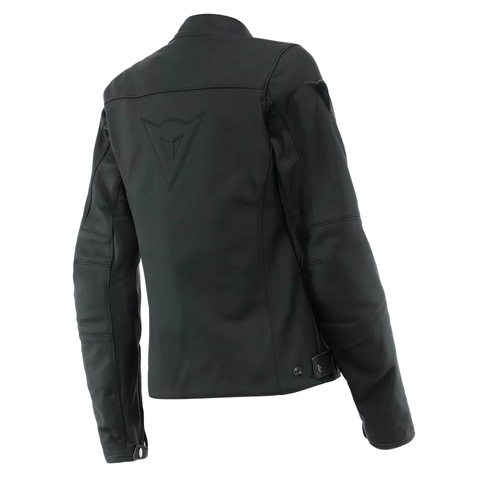 RAZON 2 CHAQUETA DE CUERO MOTO MUJER - BLACK - 2