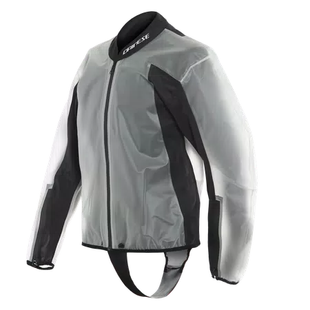 RAIN BODY RACING 2 - WATERDICHTE HOES VOOR MOTORPAK - BLACK/TRANSPARENT - 1