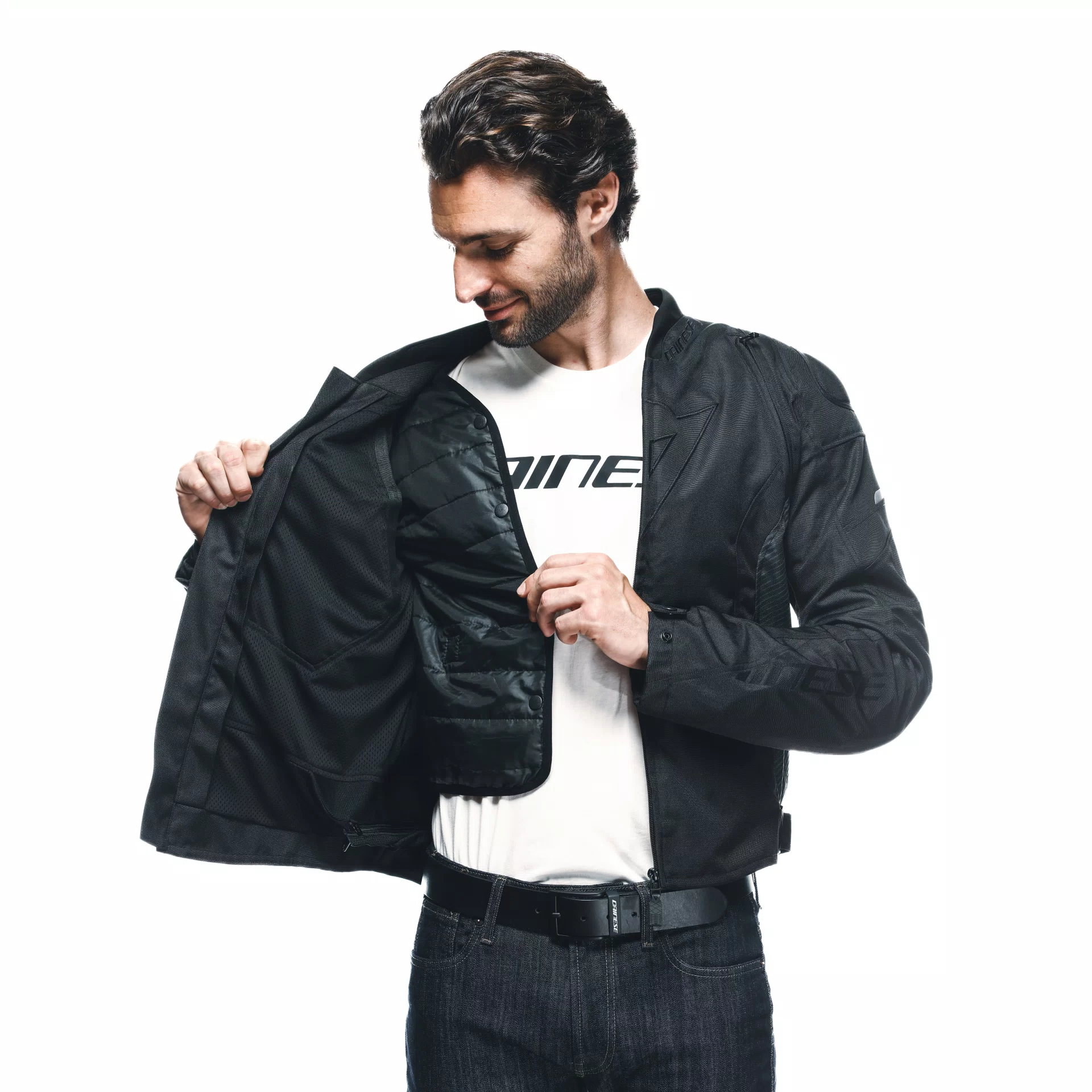 AVRO 5 TEX JACKET BLACK BLACK BLACK Dainese