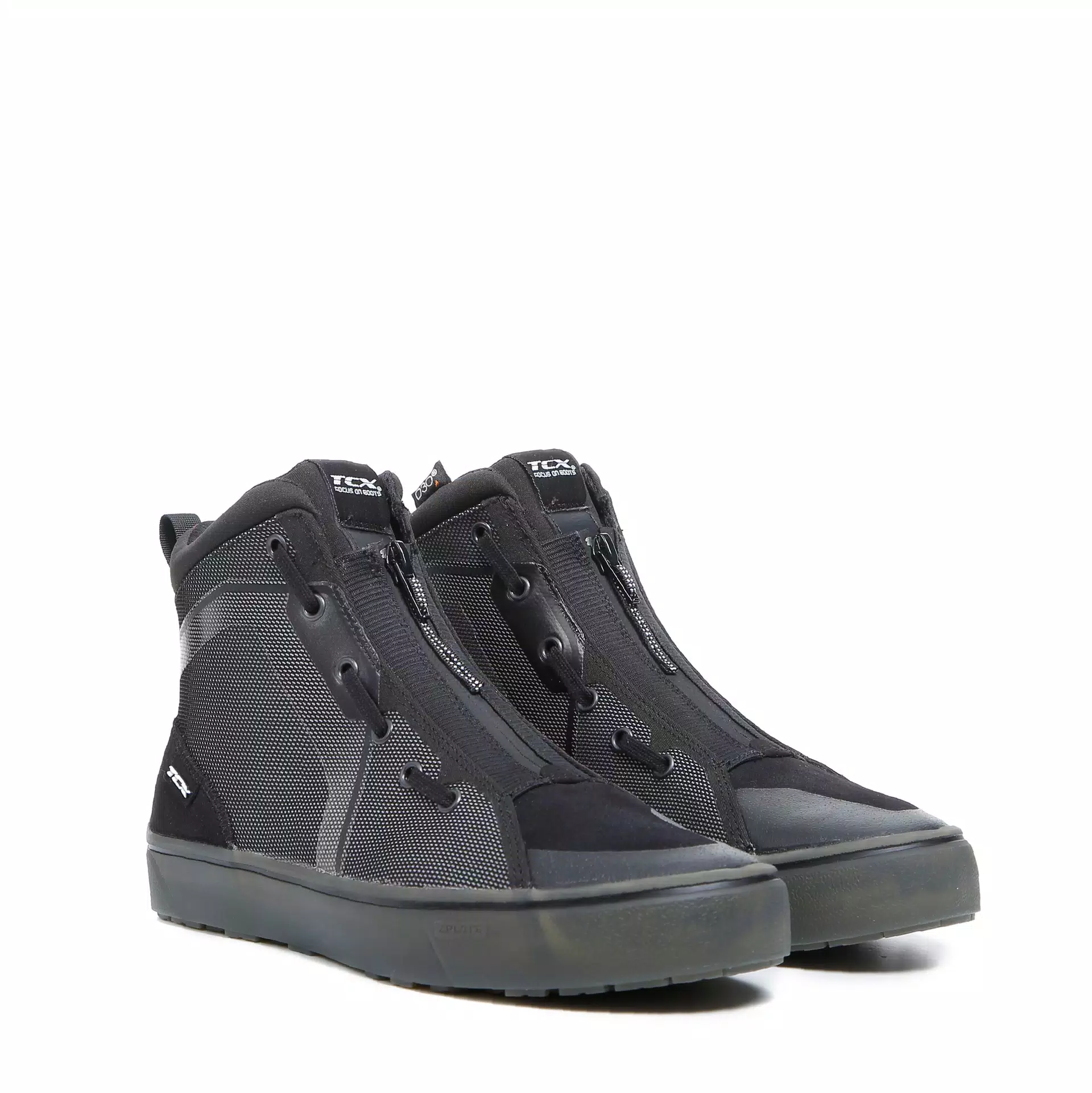IKASU WP MEN'S WATERPROOF MOTORCYCLE SHOES - BLACK/REFLEX 
