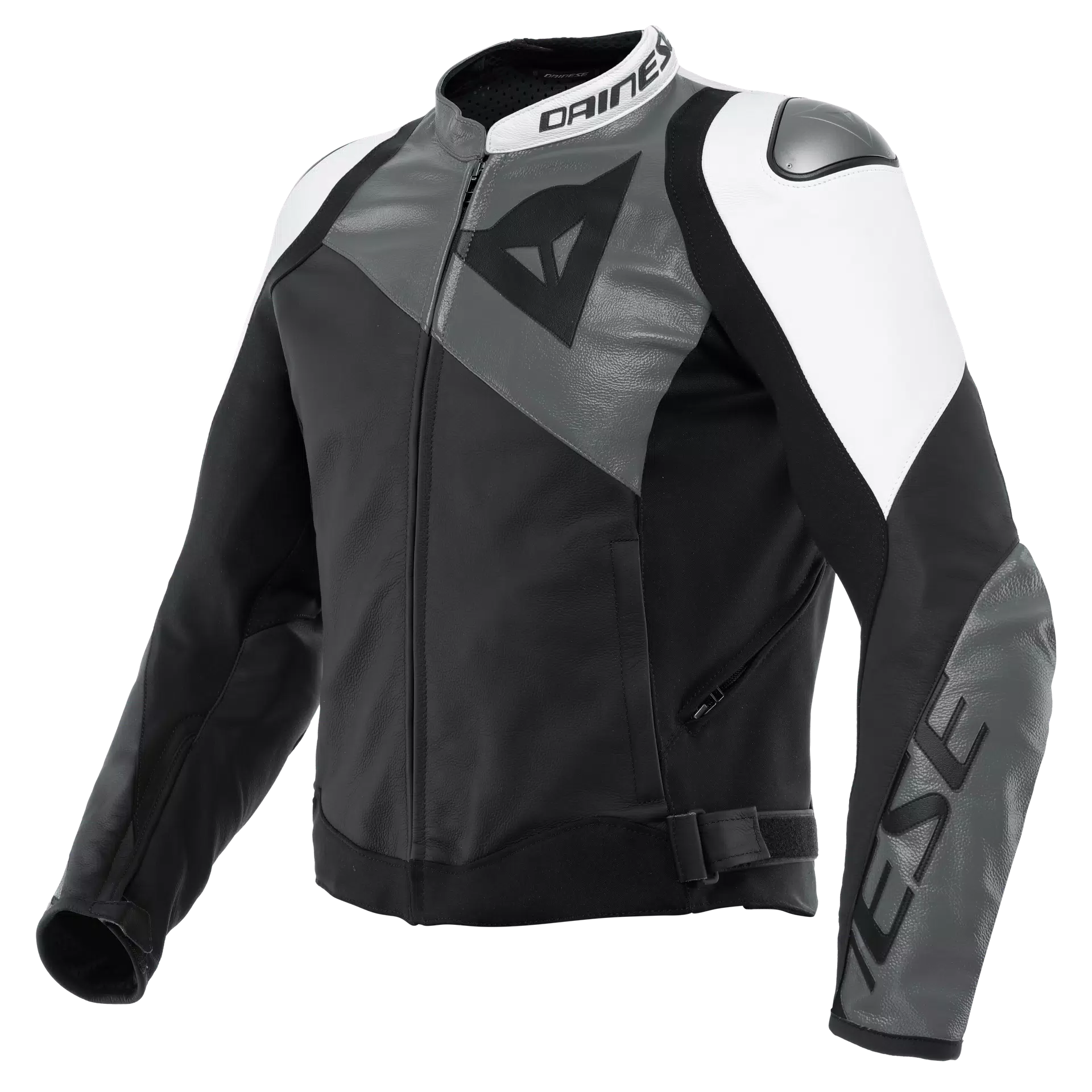 SPORTIVA - MEN'S MOTORCYCLE LEATHER JACKET | BLACK-MATT SPORTIVA - MEN'S MOTORCYCLE LEATHER JACKET | BLACK-MATT