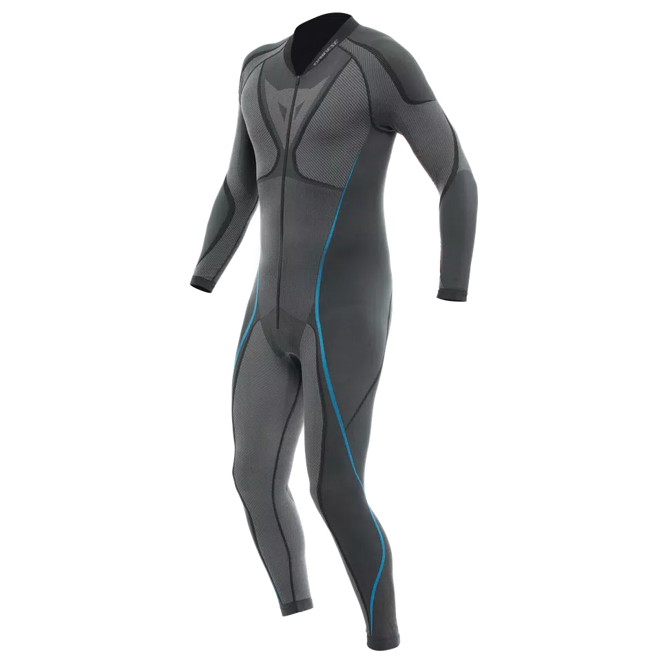 MEN'S MOTORCYCLE TECHNICAL UNDERSUIT - BLACK/BLUE - 1