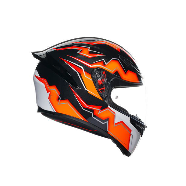 k1-s-kripton-black-orange-motorbike-full-face-helmet-e2206 image number 2