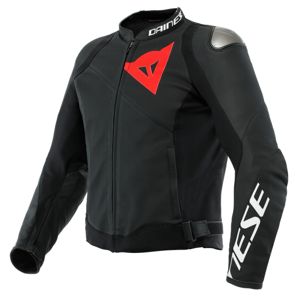 sportiva-leather-jacket-perf-black-matt-black-matt-black-matt image number 0