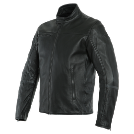 MARSHAL D72 LEATHER JACKET BLACK