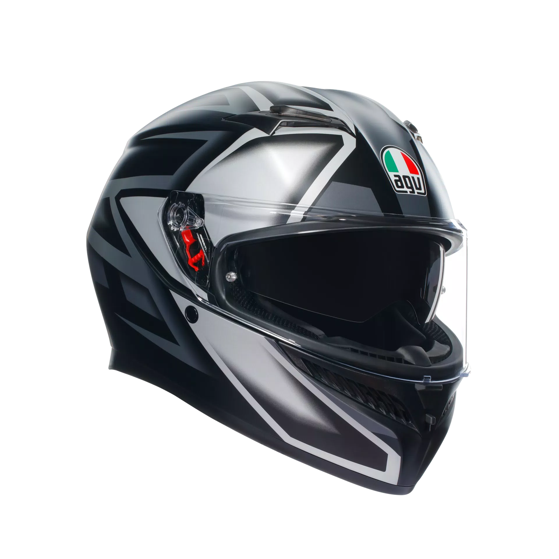 K3 COMPOUND MATT BLACK/GREY - CASQUE MOTO INT&Eacute;GRAL E2206