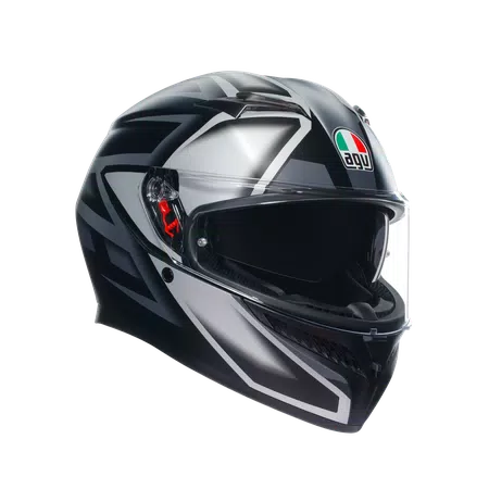 K3 COMPOUND MATT BLACK/GREY - CASCO MOTO INTEGRAL E2206 -  - 1