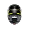 TOURMODULAR PERCEPTION MATT BLACK/YELLOW FLUO - MOTORBIKE FLIP UP HELMET E2206