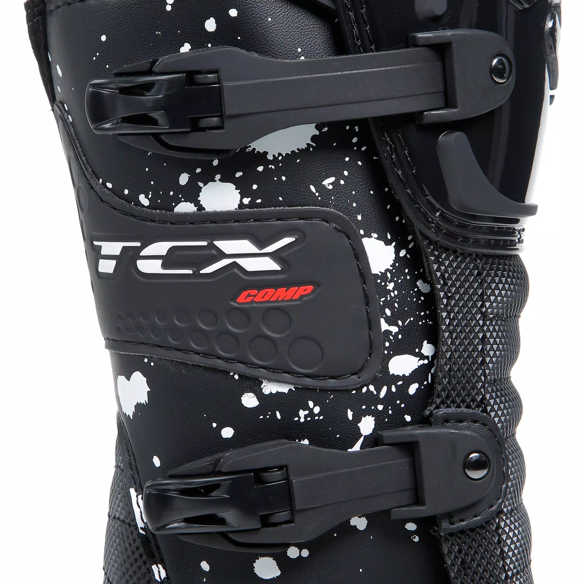COMP KID BOTTES MOTO OFFROAD ENFANT - NOIR/NOIR/BLANC