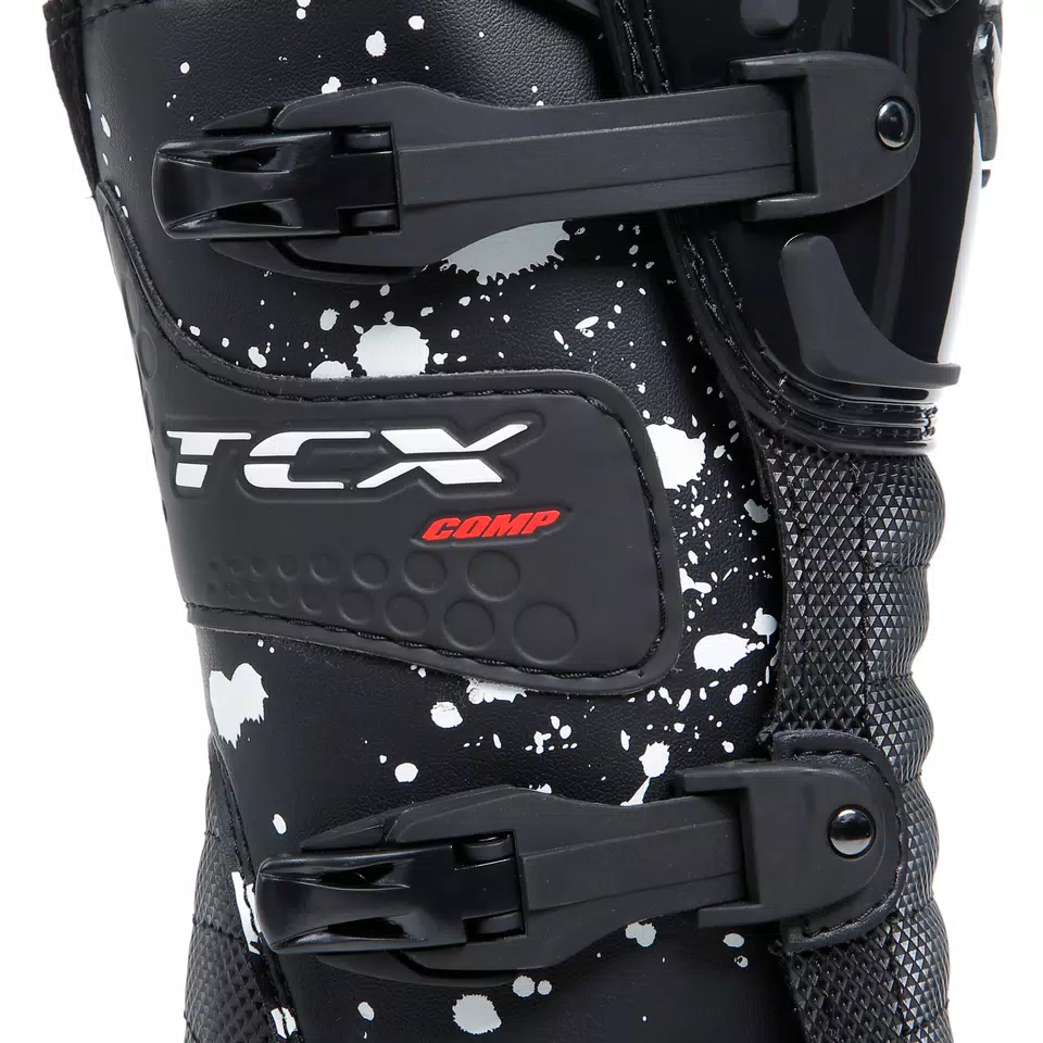 COMP KID BOTTES MOTO OFFROAD ENFANT - NOIR/NOIR/BLANC -  - 10