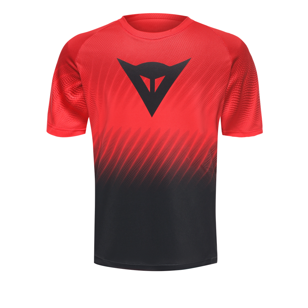 scarabeo-jersey-ss-camiseta-bici-manga-corta-ni-os-high-risk-red-black image number 0
