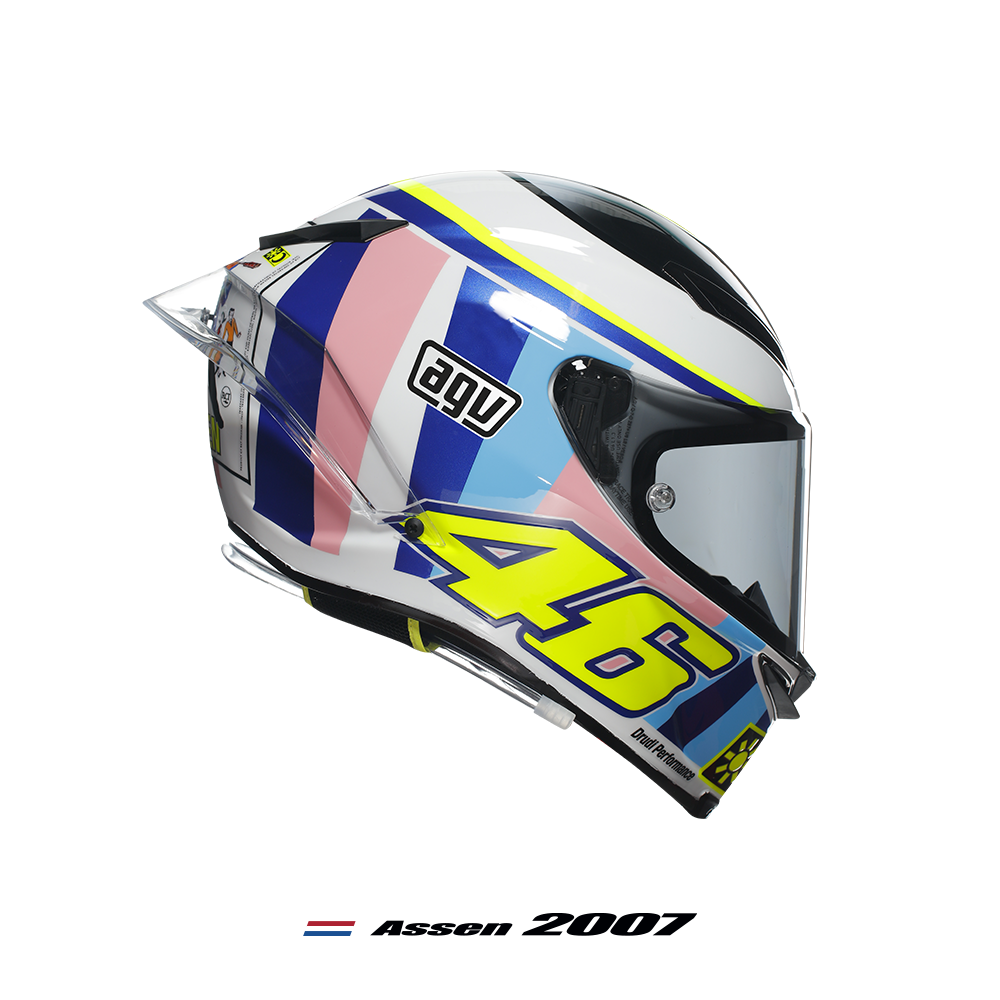 Integral Motorcycle Helmet AGV PISTA GP RR Limited Edition I Caschi Di  Vale WORLD TITLE 2002 For Sale Online 