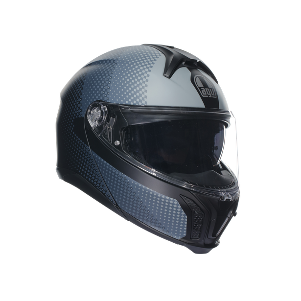 tourmodular-textour-matt-black-grey-casque-moto-modulaire-e2206 image number 0