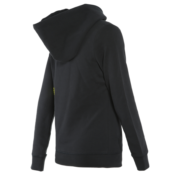 paddock-lady-hoodie-black-fluo-yellow image number 1