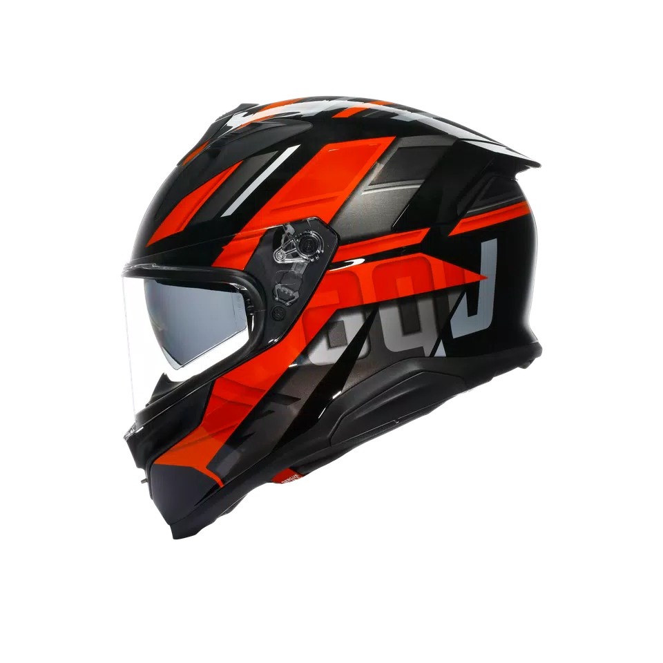 K7 MPLK TAURAX BLACK/RED - MOTORBIKE FULL FACE HELMET DOT (E2206) -  - 4