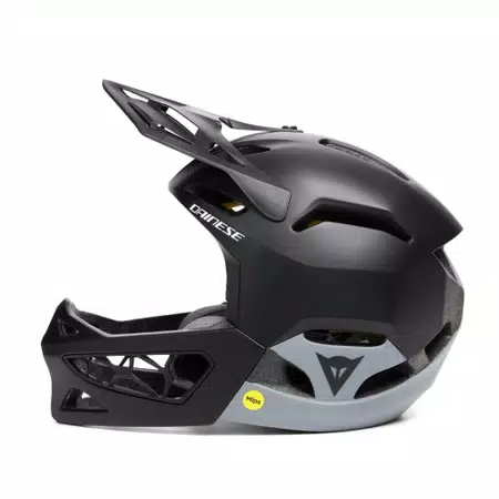 LINEA 01 MIPS - FULL FACE BIKE HELMET - BLACK/GRAY - 3