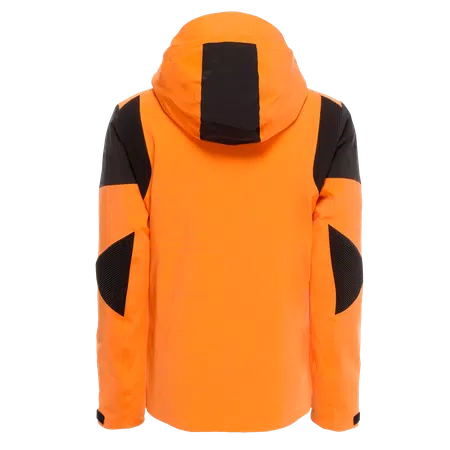 SPEED DEMON LAB DOMEAIR™ PRO - MEN’S SKI JACKET - ORIOLE ORANGE/STRETCH LIMO - 2
