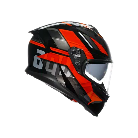 K7 AGV DOT(E2206) MPLK - TAURAX BLACK/RED -  - 3