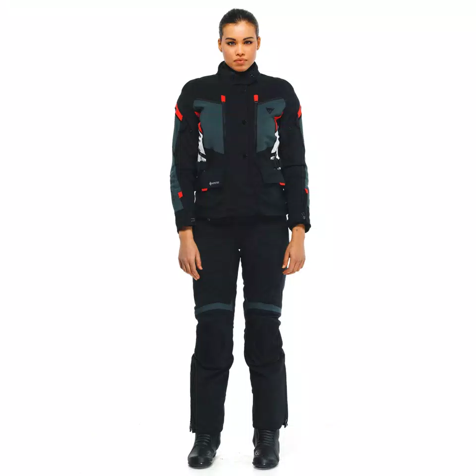 CARVE MASTER 3 GORE-TEX® CHAQUETA DE MOTO MUJER - BLACK/EBONY/LAVA-RED - 3