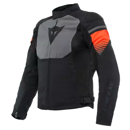 AIR FAST TEX JACKET - BLACK/GRAY/FLUO-RED - 1