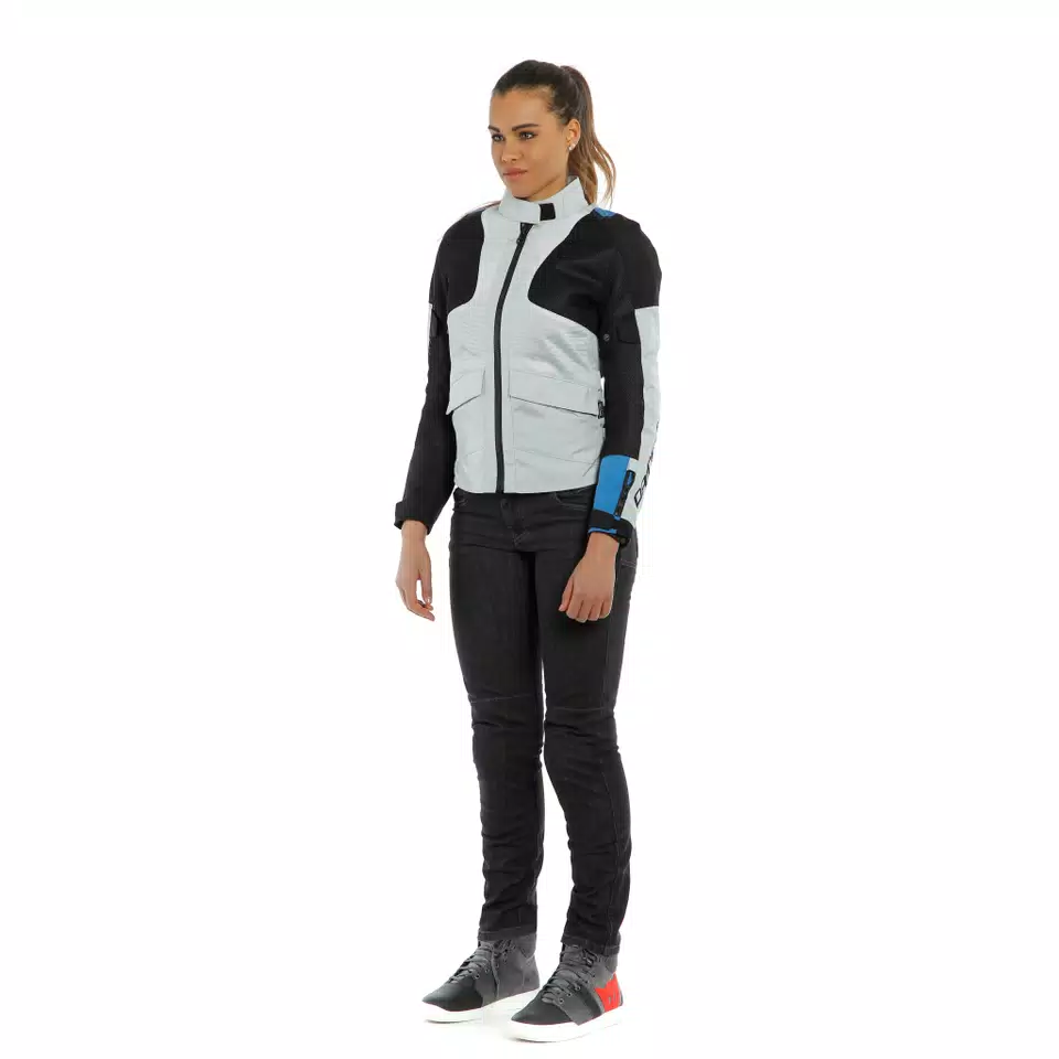 AIR TOURER LADY TEX JACKET - GLACIER-GRAY/PERFORMANCE-BLUE/BLACK - 4